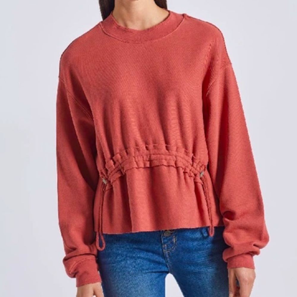 Current/Elliott “The Bloom” Sweatshirt in Cinnamon